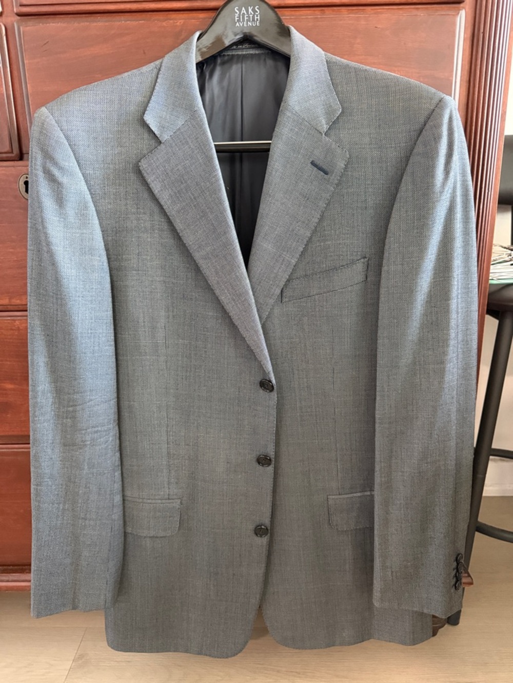 Ermenegildo Zegna Men's Gray Single-Breasted Sport Coat